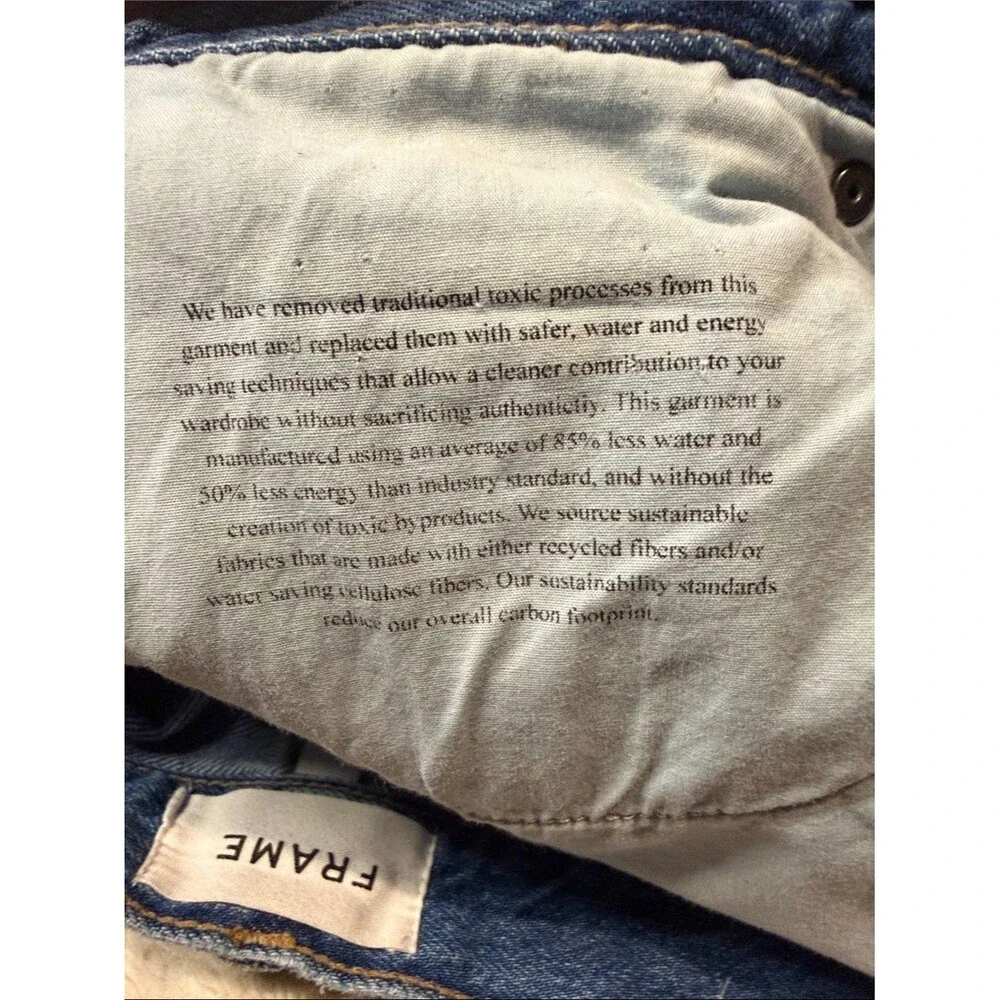 Frame Denim pocket design